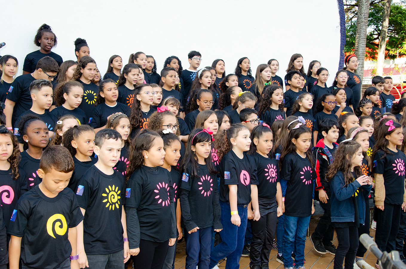 Coral Infantil da Educação fará apresentação na Concha Acústica
