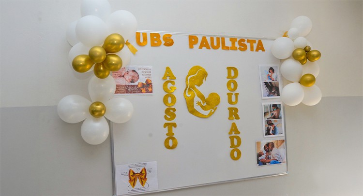 Saúde promove 'Agosto Dourado' com ações de incentivo ao aleitamento materno