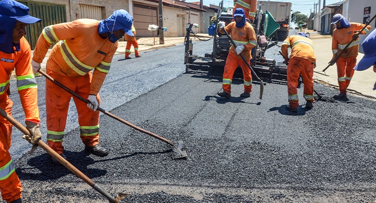 Recapeamento contempla ruas do Jardim Aeroporto I