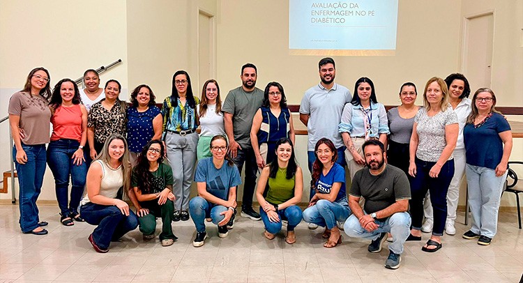 Saúde capacita servidores sobre diabetes
