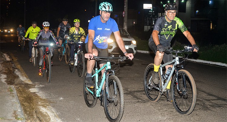 Passeio Ciclístico Noturno tem percurso até Restinga