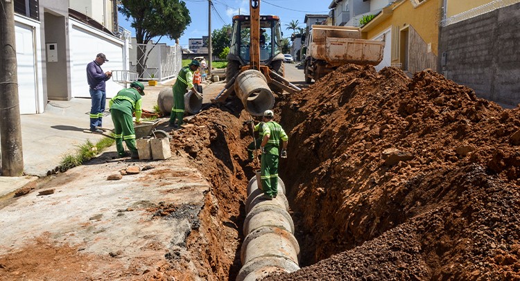 Infraestrutura realiza manutenção e consertos em redes de galerias