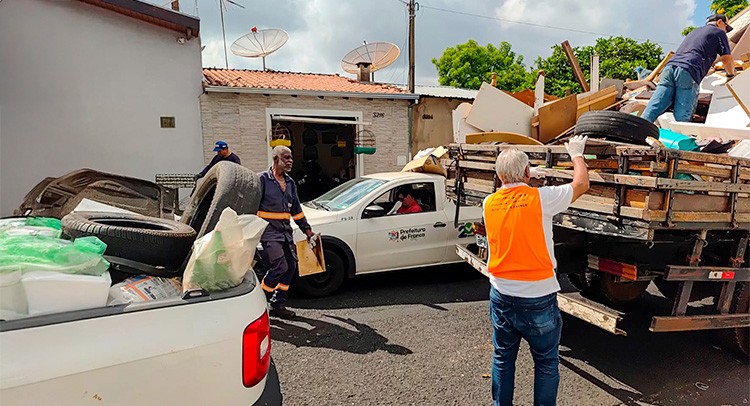 Saúde retira 9,1 toneladas de materiais na ‘Operação Contra a Dengue’