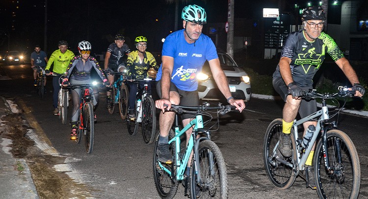 Passeio Ciclístico Noturno terá percurso na área central