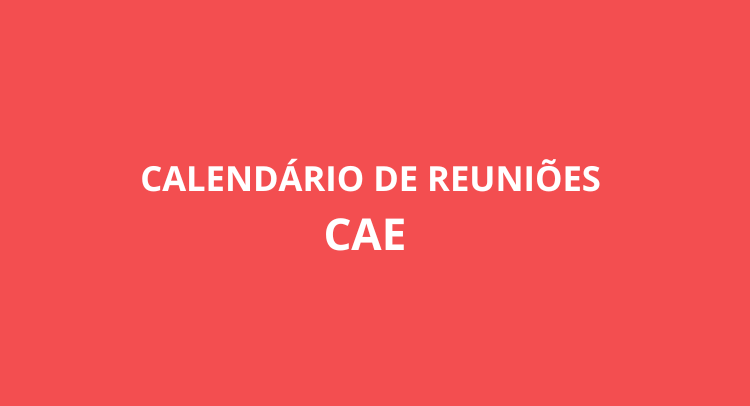 Calendário de Reuniões CAE
