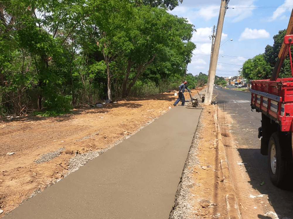 Jardim Pulicano recebe o Programa Calçada Segura