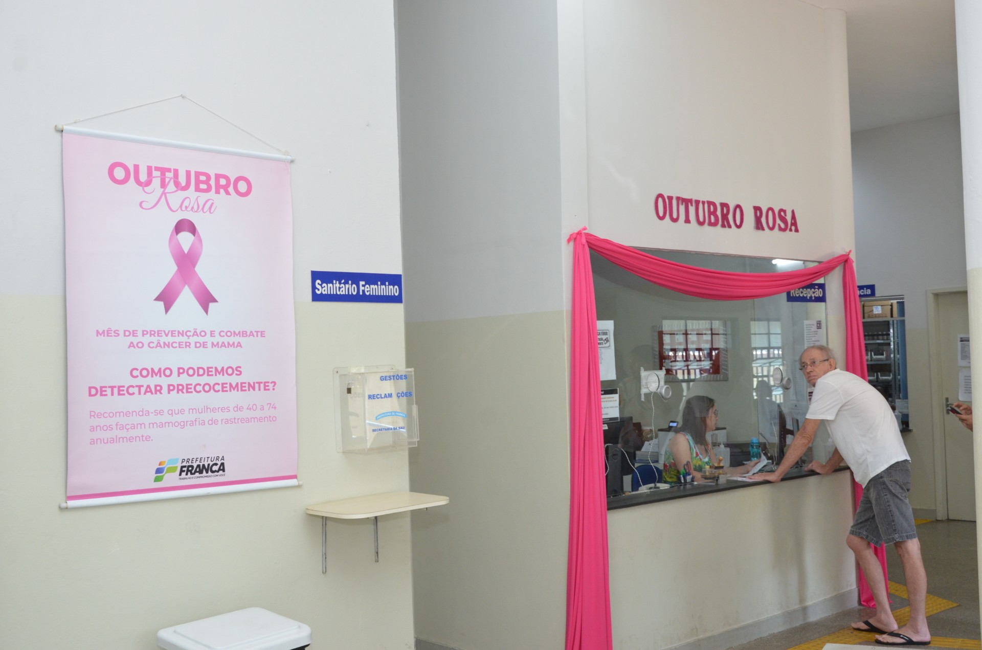 Saúde intensifica ações da Campanha Outubro Rosa