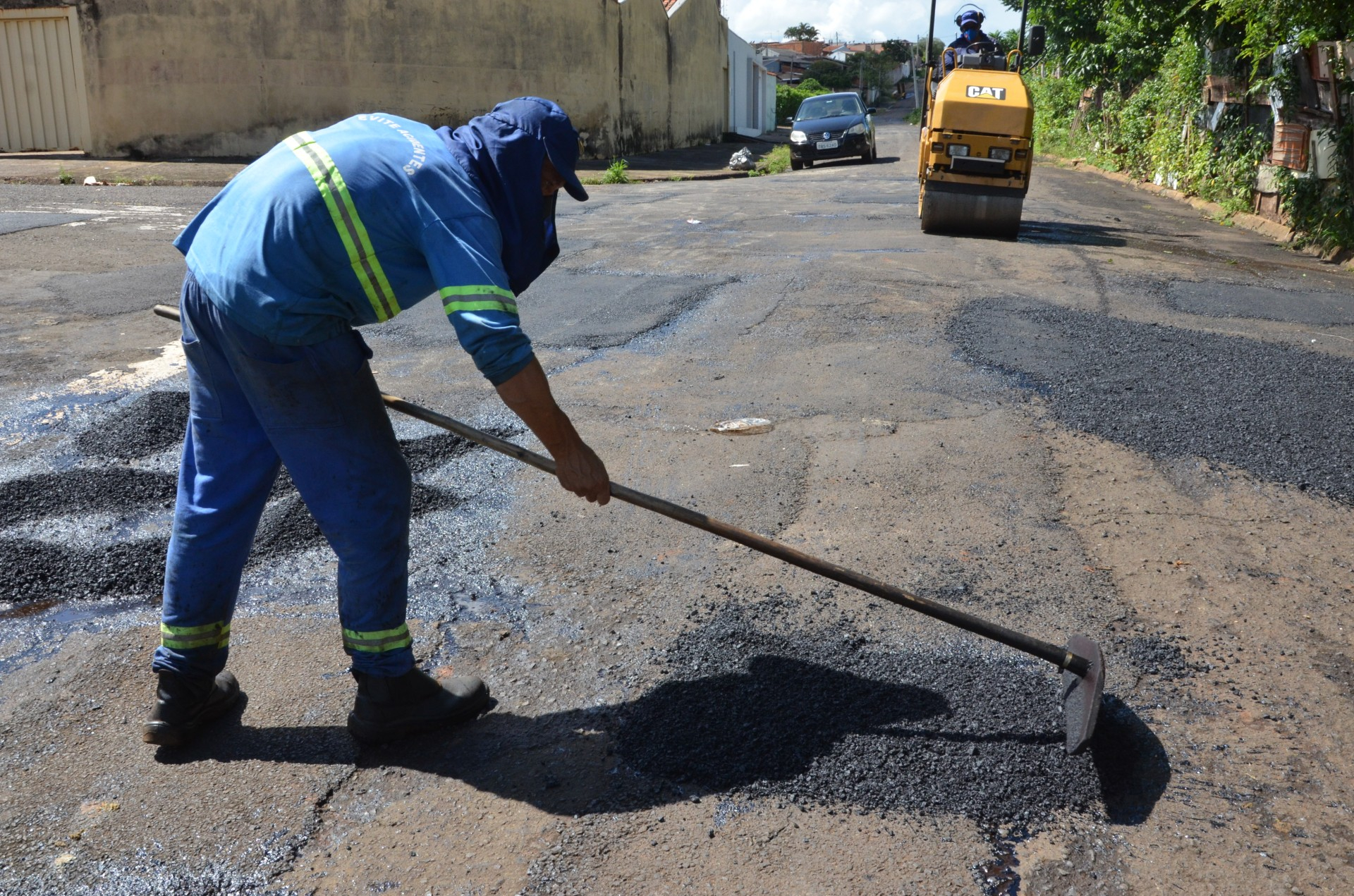 Emdef intensifica serviço de tapa-buraco