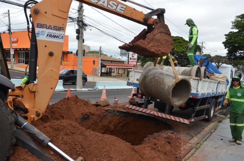 Galerias são recuperadas na Av. Champagnat