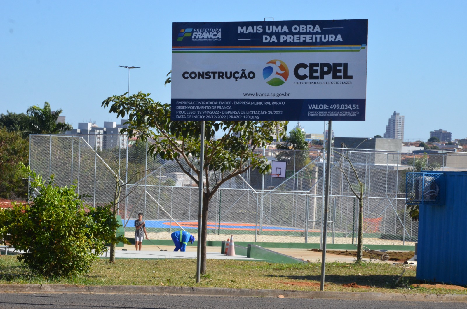 Franca tem 3 novos Centros de Esportes em construção