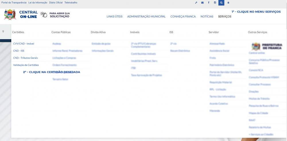 Finanças passa emitir certidões on-line