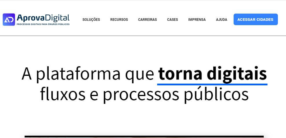 Infraestrutura inicia implantação do Aprova Digital