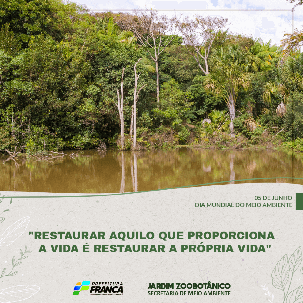 Franca comemora virtualmente o Dia do Meio Ambiente