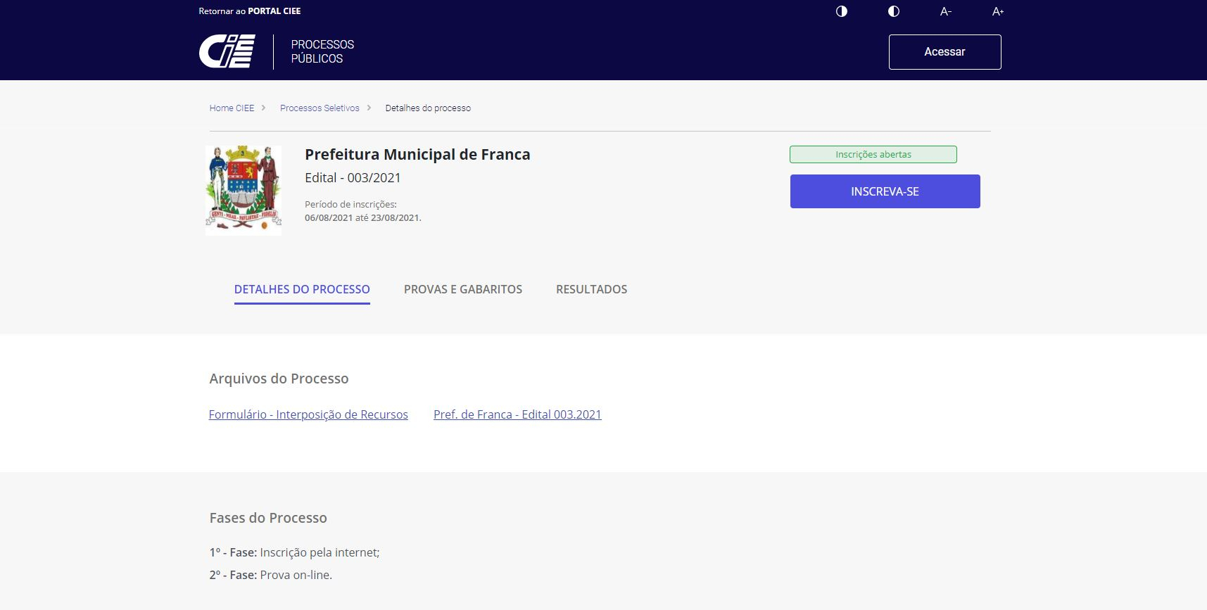 Prefeitura recebe inscrições para contratação de estagiários