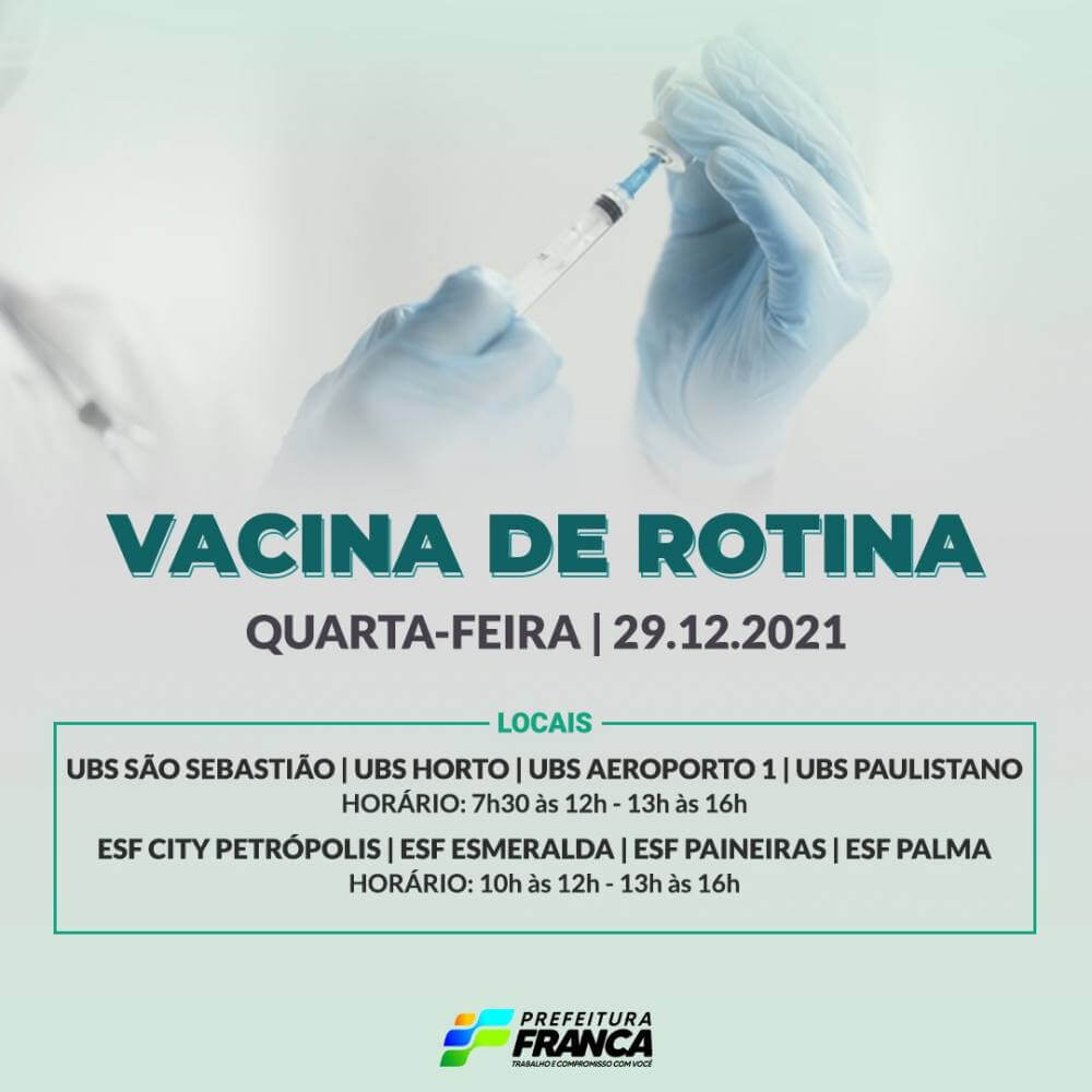 Campanha Nacional de Multivacinação (Vacinas de Rotina)