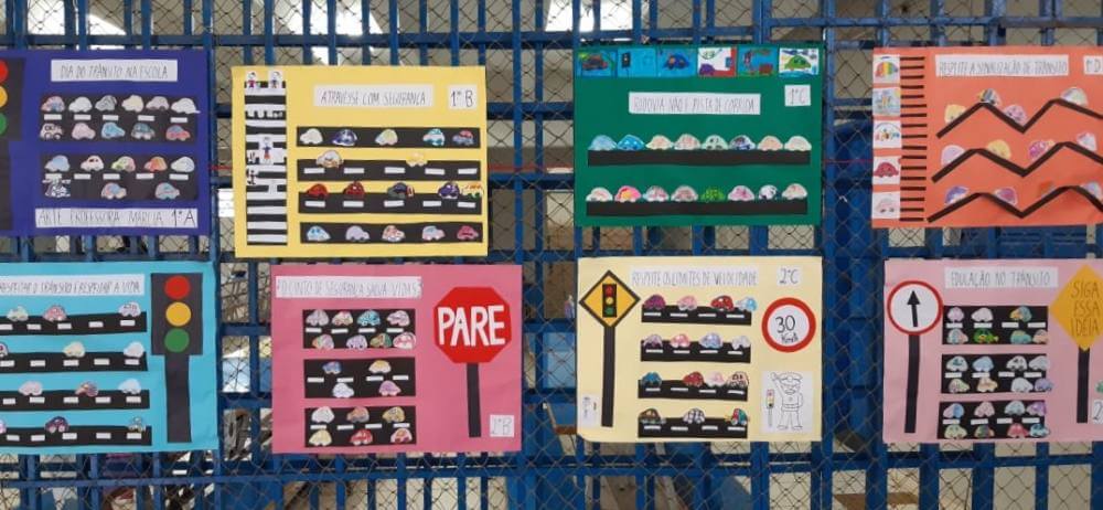Dia D do Trânsito mobilizou alunos das Escolas Municipais