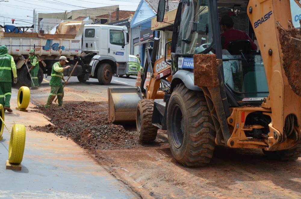 Galerias são recuperadas na Voluntários da Franca