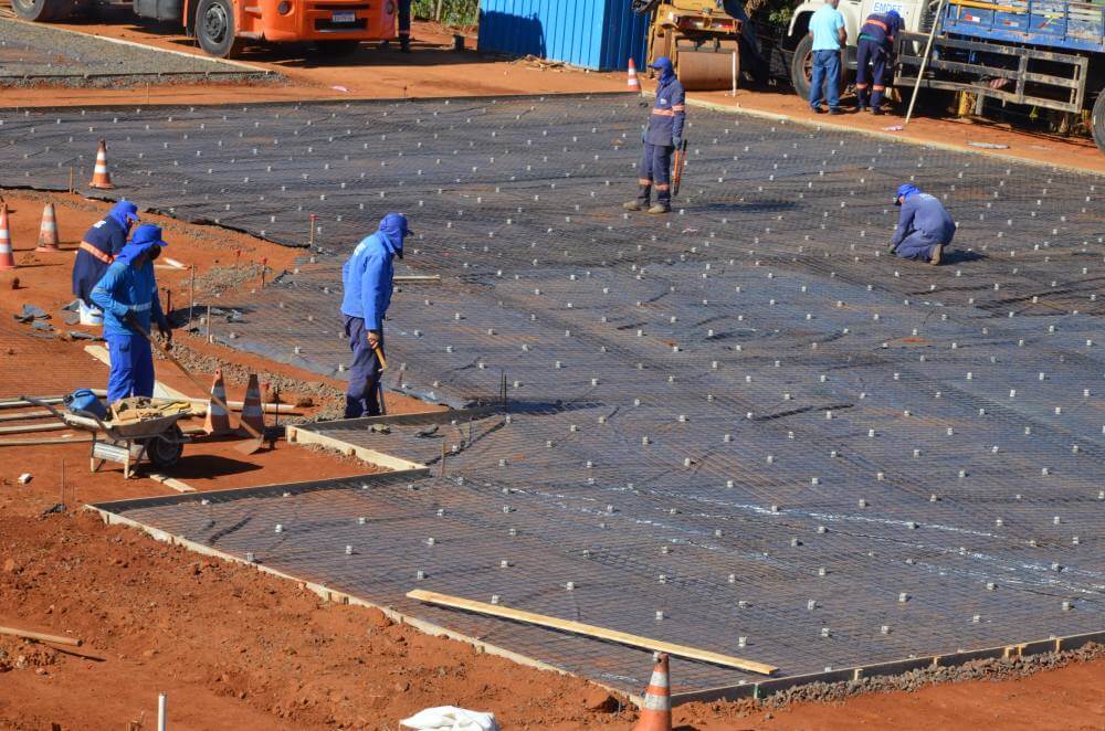 Quadra de Esportes é concretada no Jardim Santa Bárbara