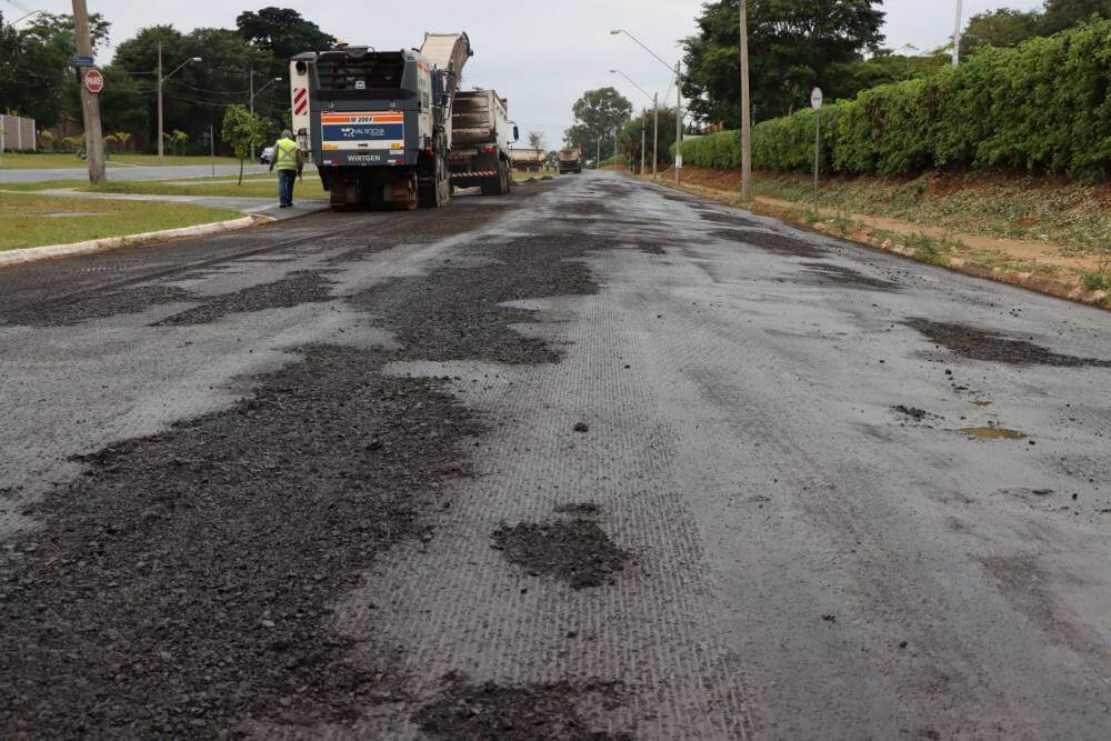 Obras de Recapeamento são retomadas pelo Jardim do Éden
