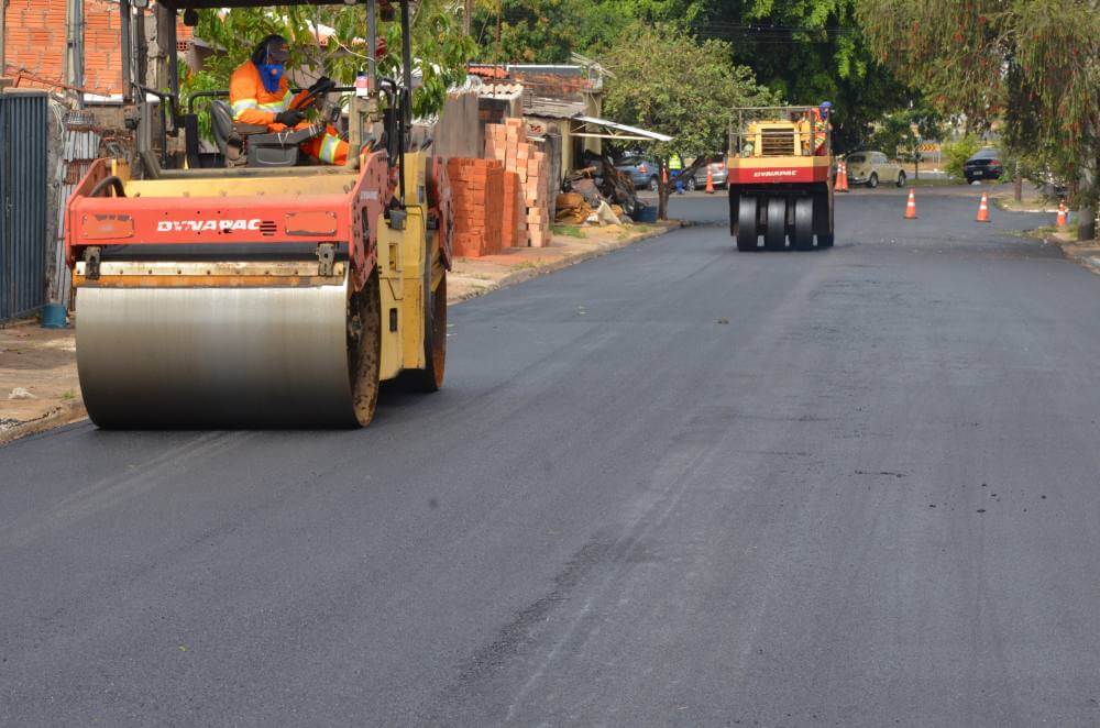 Recapeamento está nos Jardins Francano e Alvorada