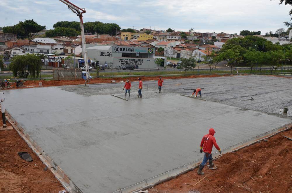 Após concretagem, Areninha do Paulista receberá equipamentos esportivos