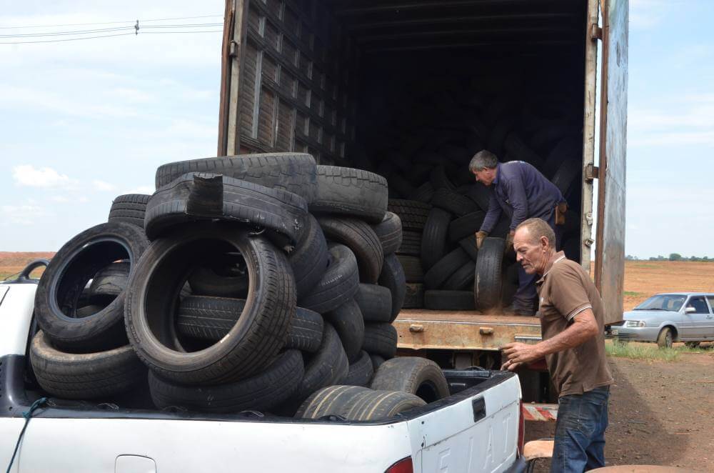 Mais de 1 milhão de pneus foram recolhidos neste ano em Franca