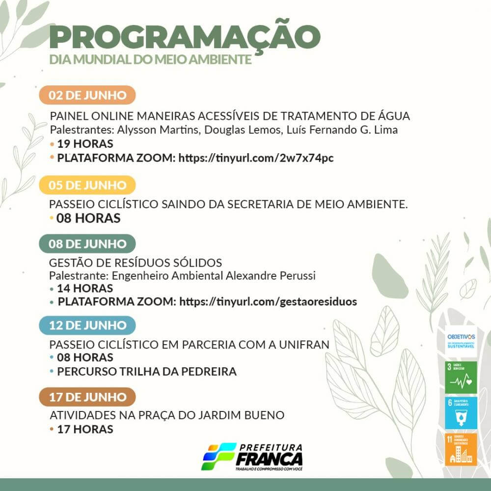 Palestra sobre Tratamento de Água abre Semana Ambiental