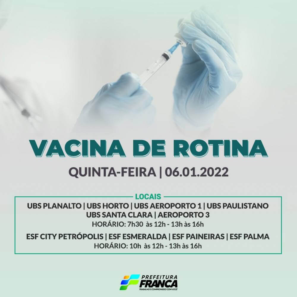 Campanha Nacional de Multivacinação (Vacinas de Rotina)