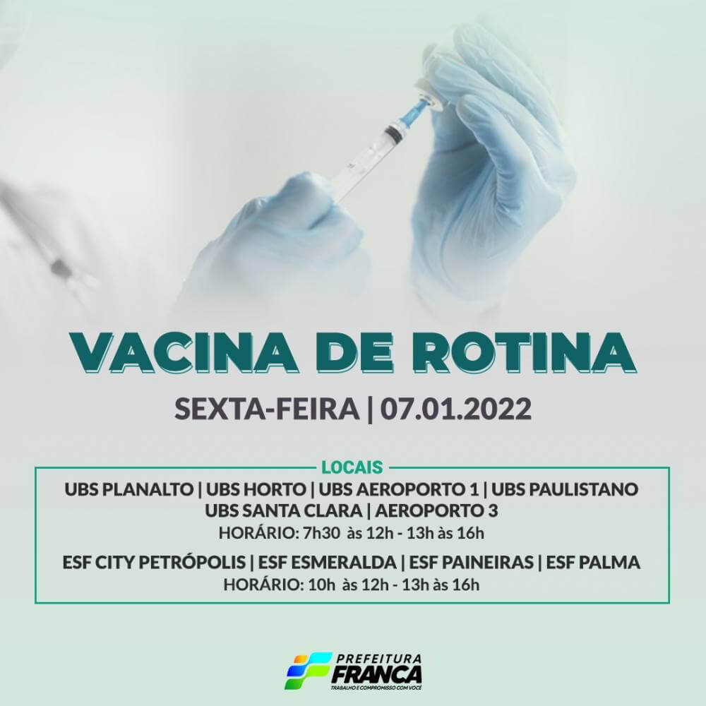 Campanha Nacional de Multivacinação (Vacinas de Rotina)