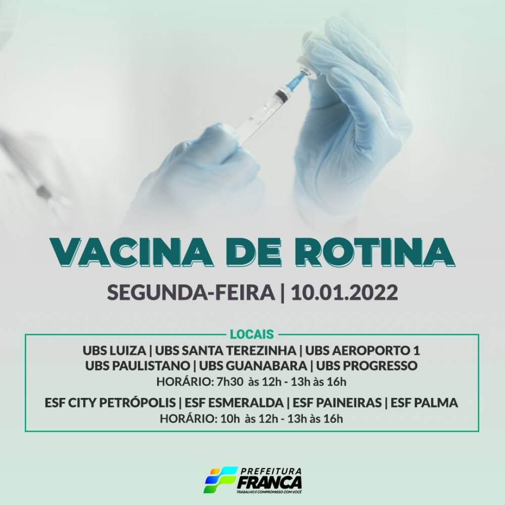 Campanha Nacional de Multivacinação (Vacinas de Rotina)