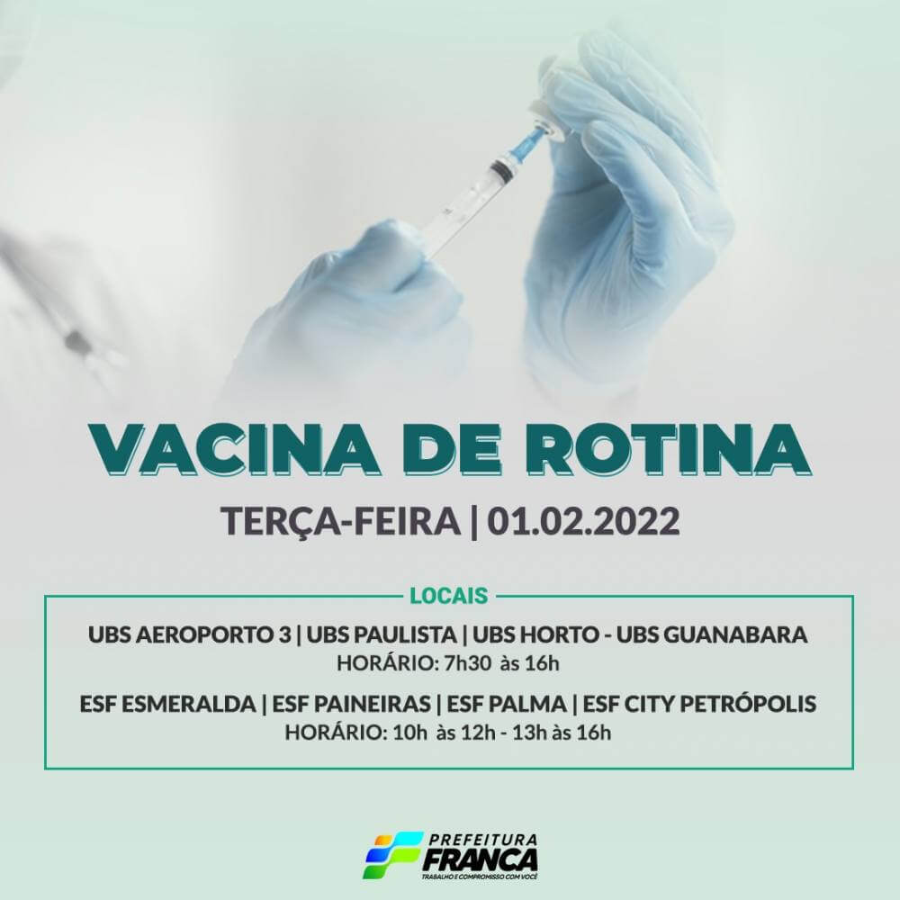 Campanha Nacional de Multivacinação (Vacinas de Rotina)