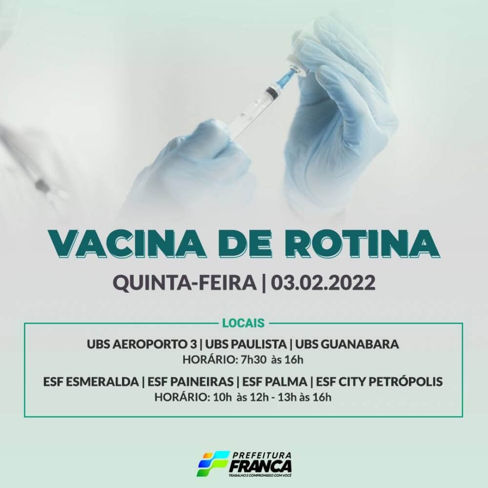 Campanha Nacional de Multivacinação (Vacinas de Rotina)