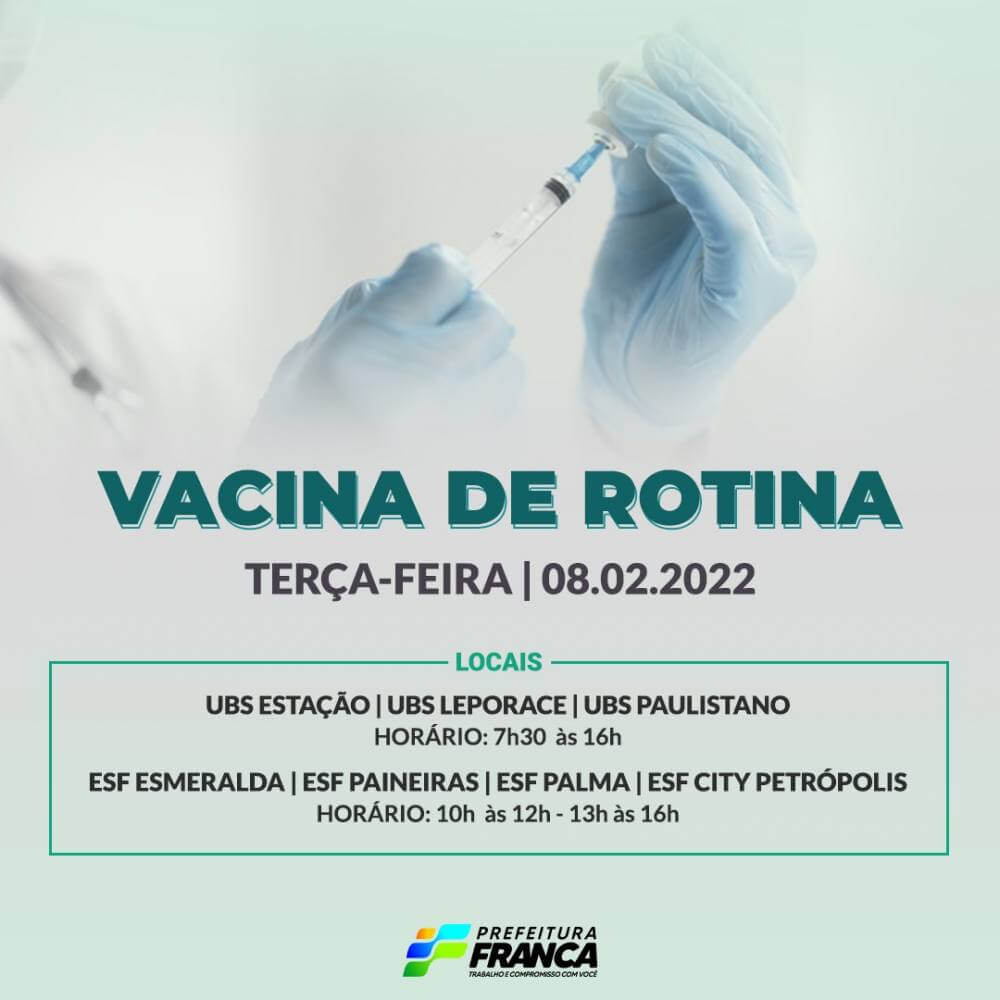 Campanha Nacional de Multivacinação (Vacinas de Rotina)