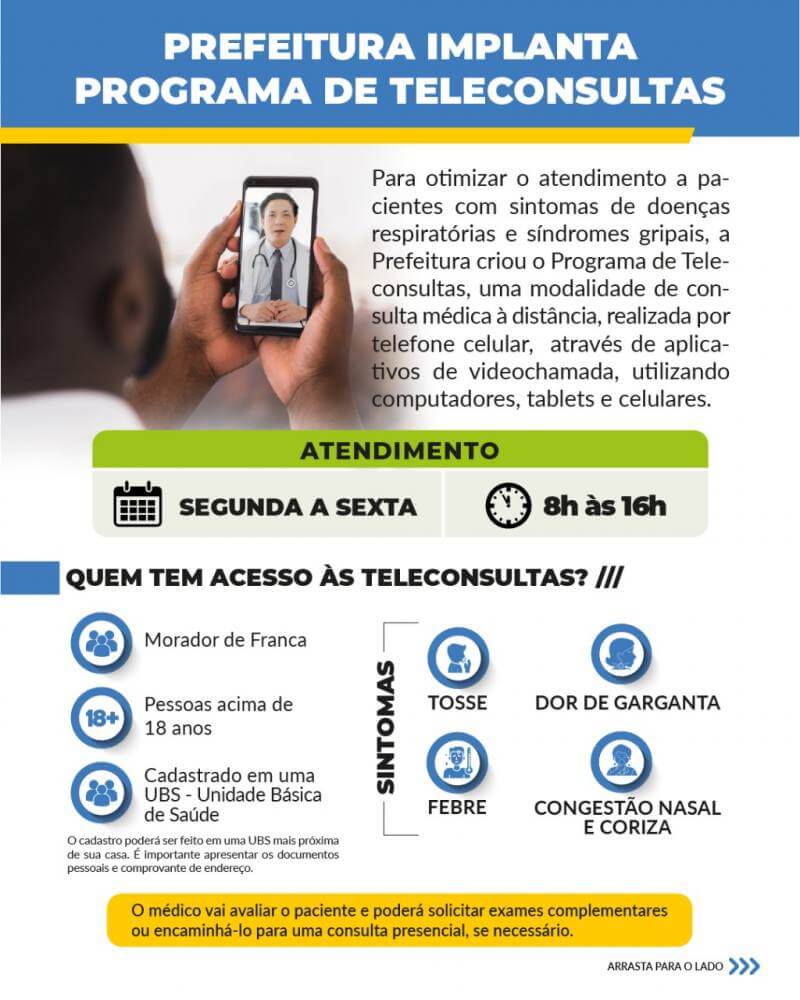 Saúde orienta sobre o Projeto de Teleconsultas