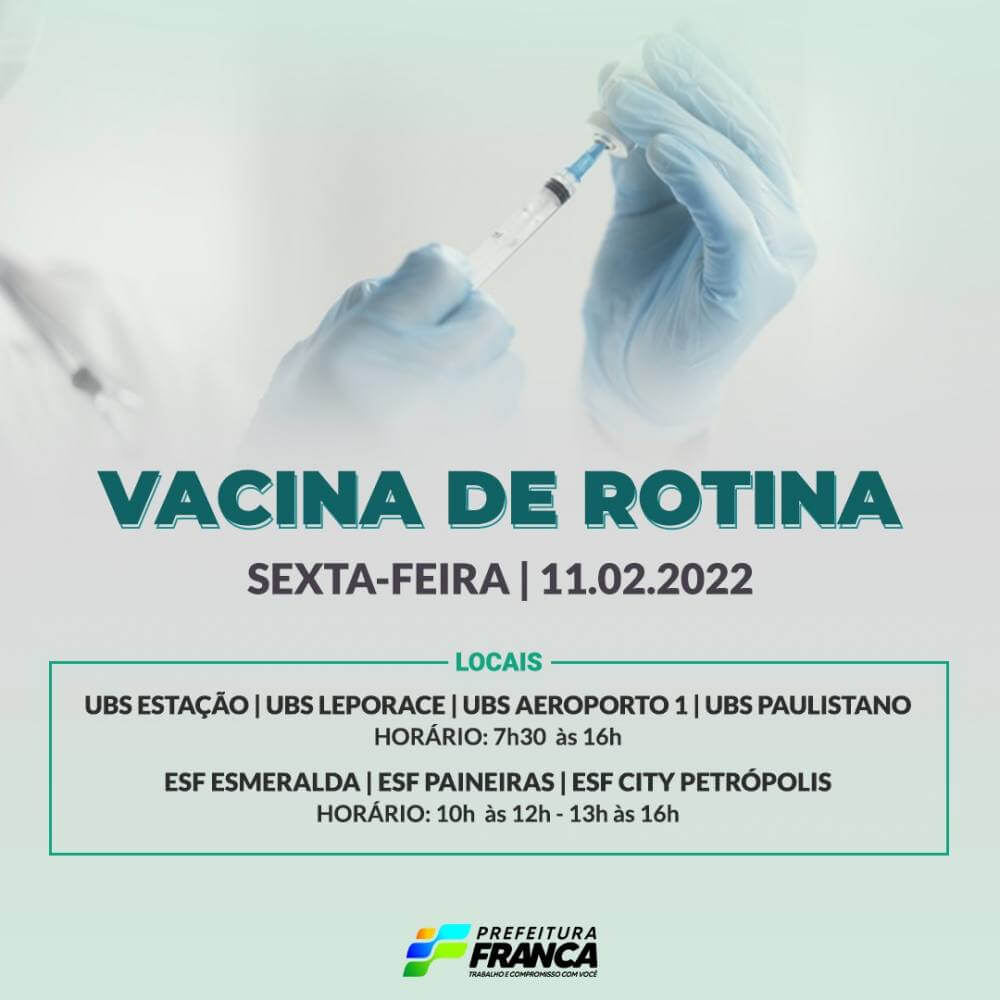 Campanha Nacional de Multivacinação (Vacinas de Rotina)