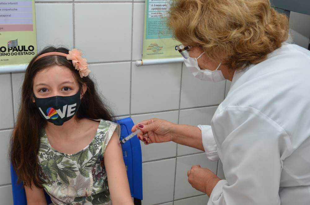 Saúde imuniza cerca de 1 mil crianças em mutirão