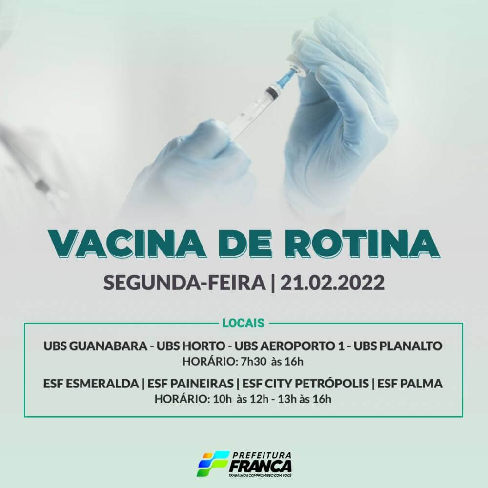 Campanha Nacional de Multivacinação (Vacinas de Rotina)