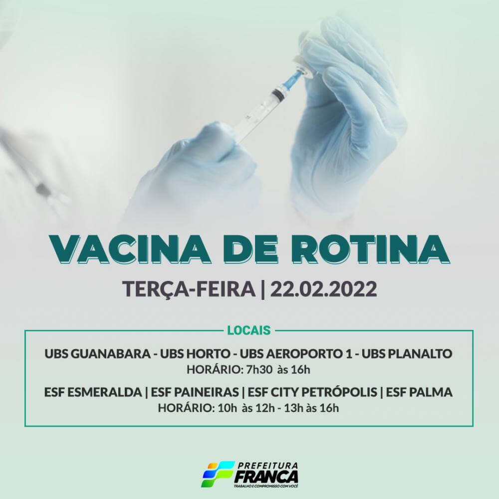 Campanha Nacional de Multivacinação (Vacinas de Rotina)