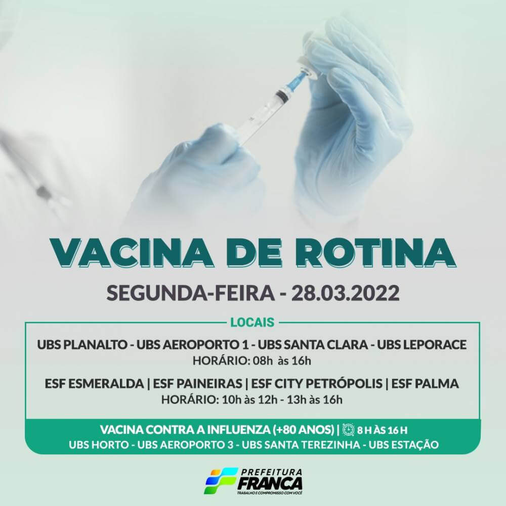 Campanha Nacional de Multivacinação (Vacinas de Rotina)