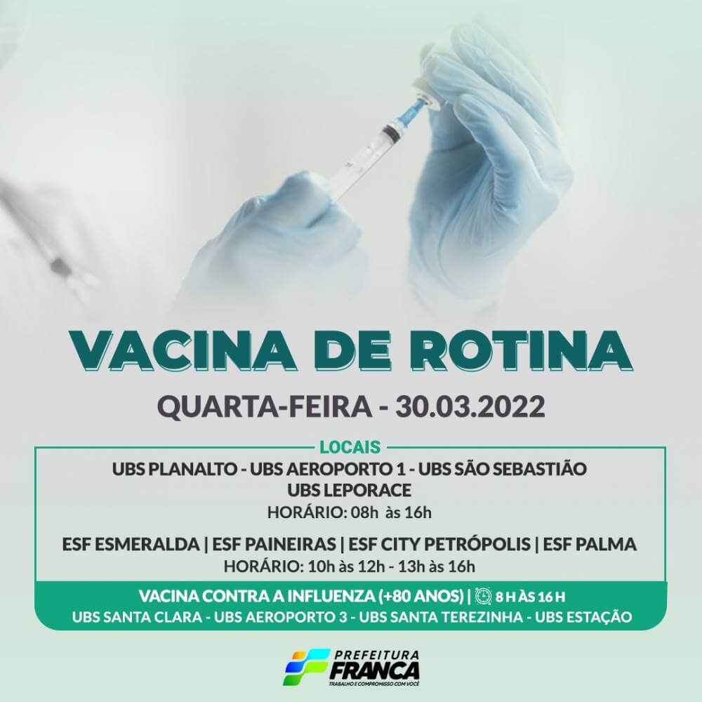 Campanha Nacional de Multivacinação (Vacinas de Rotina)