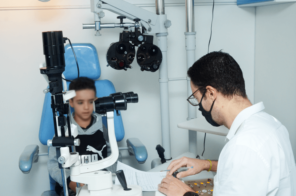 Saúde Visual na Escola atende alunos do Parque Progresso