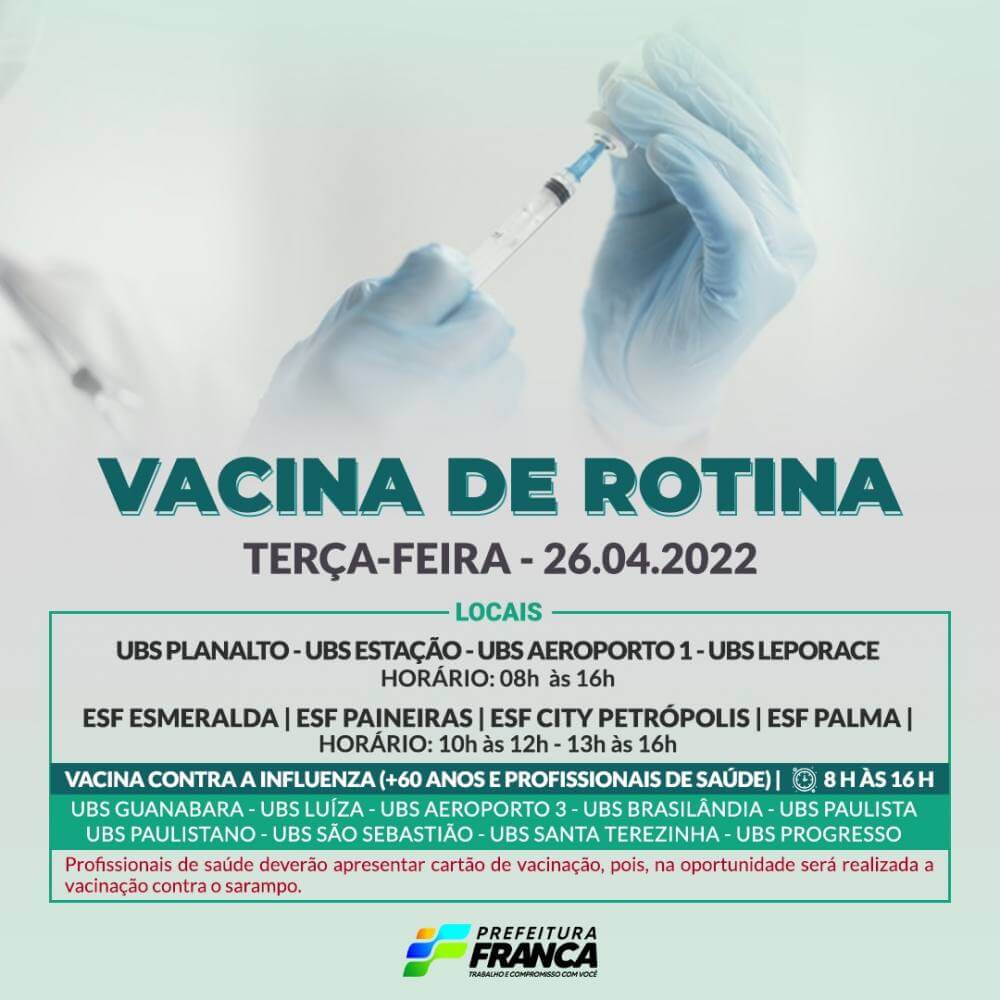 Campanha de Multivacinação (Vacina de Rotina e Influenza)