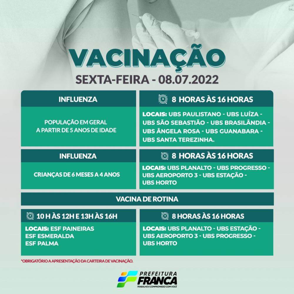 Campanha de Multivacinação (Vacinas de Rotina e Influenza)