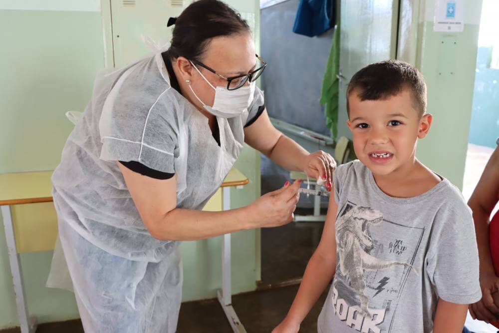 Saúde imuniza mais de 260 crianças com vacinas atrasadas, em creches