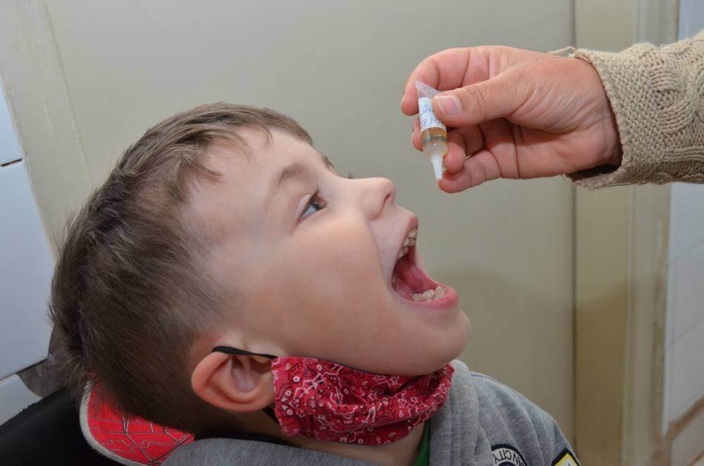 Saúde alerta para últimos dias da Campanha de Poliomielite e Multivacinação