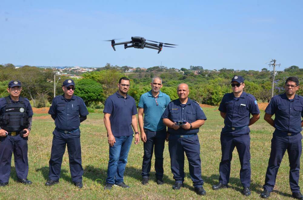 Segurança capacita guardas para utilização de drone