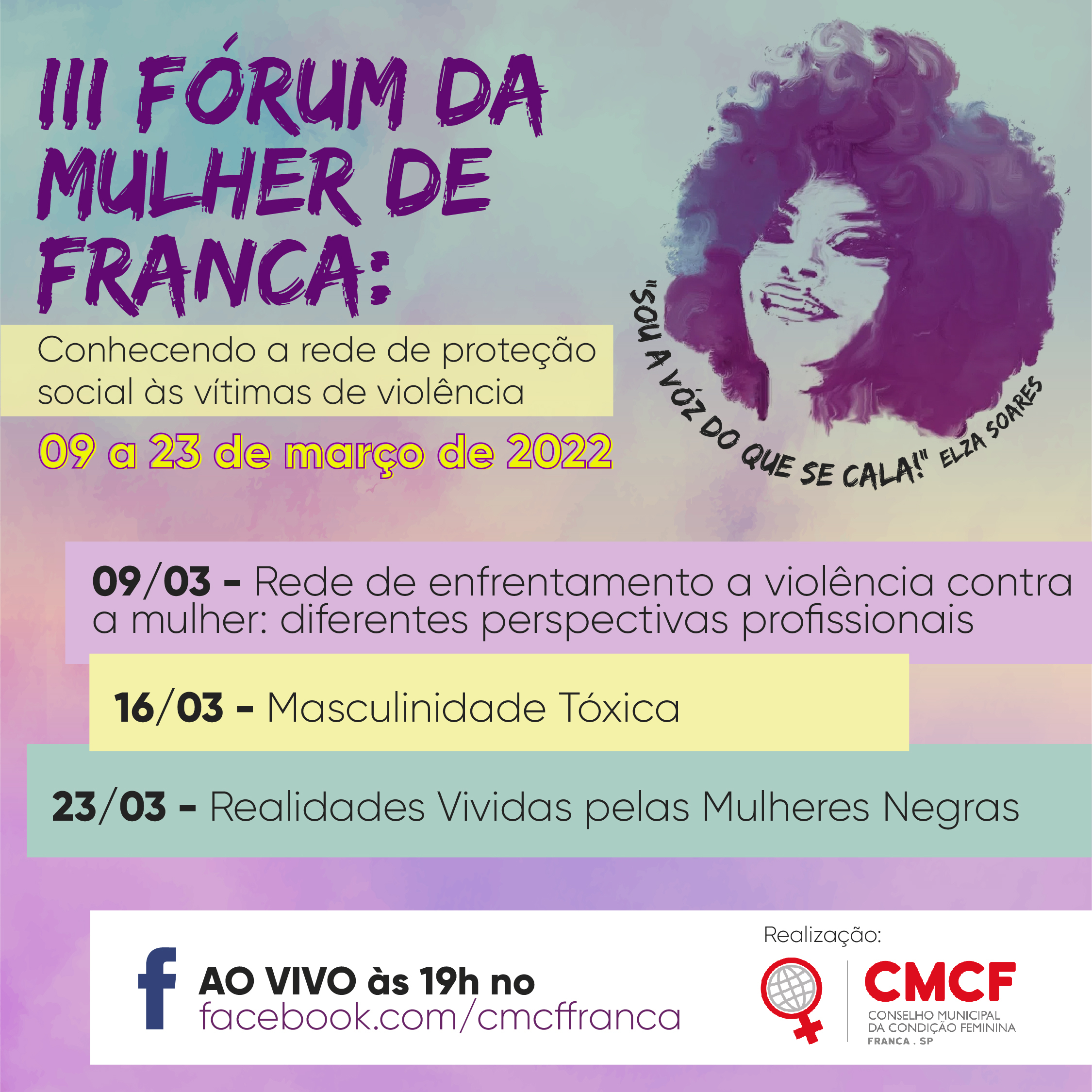 Conselho da Condição Feminina realiza o  III Fórum da Mulher