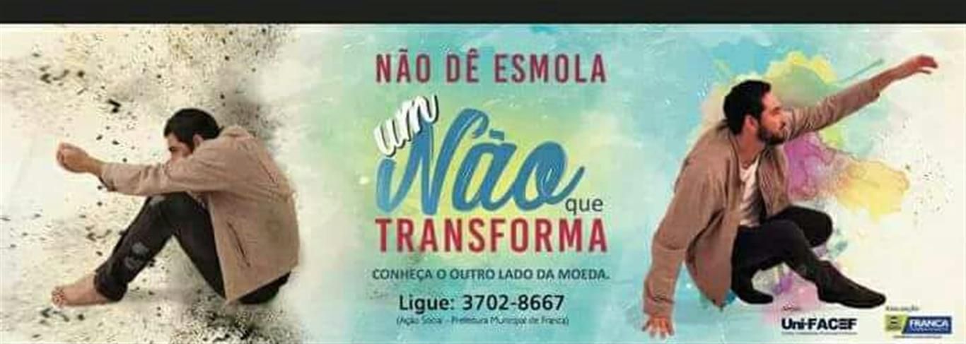 Governo Municipal faz campanha contra a esmola