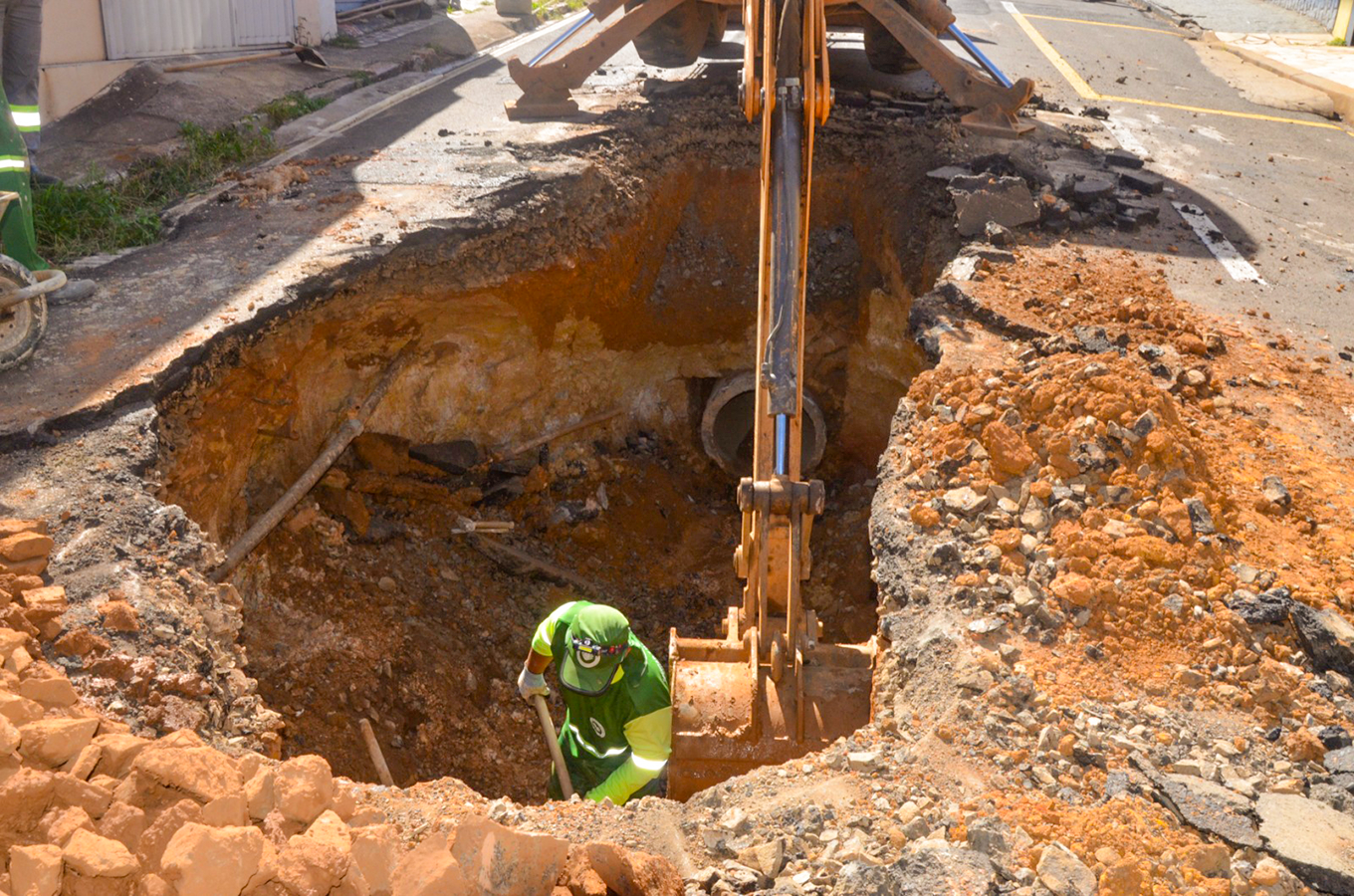 Prefeitura recupera rede de galerias na área central