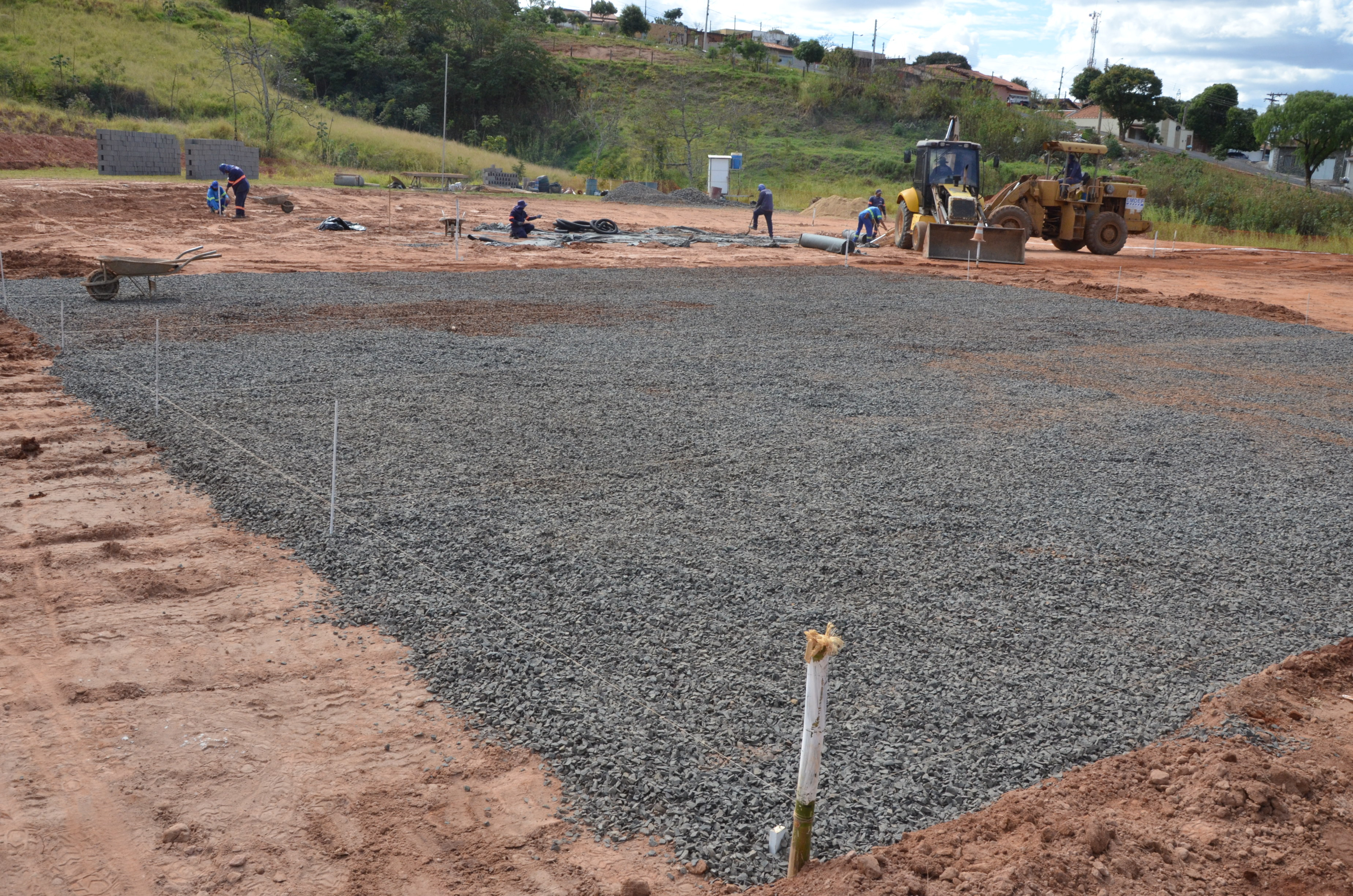 Obras do Centro de Esportes estão em andamento no Jardim Palma